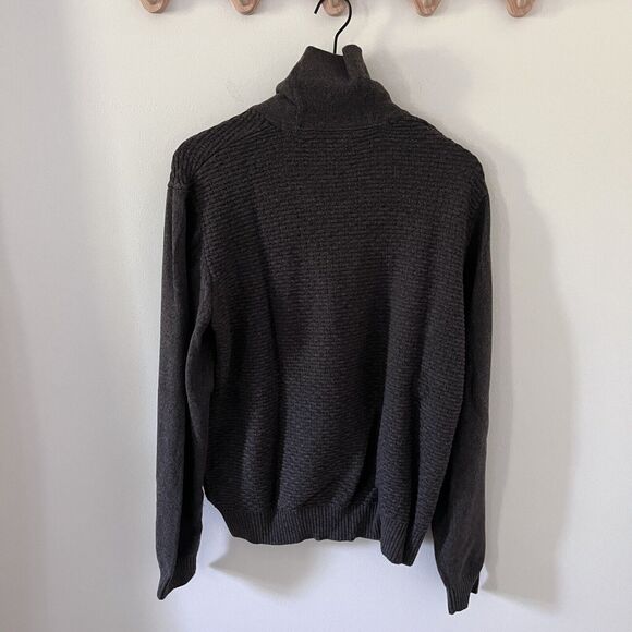 Joseph Abboud Pullover Mens Sweater Shawl Neck Gray XL - Picture 5 of 5